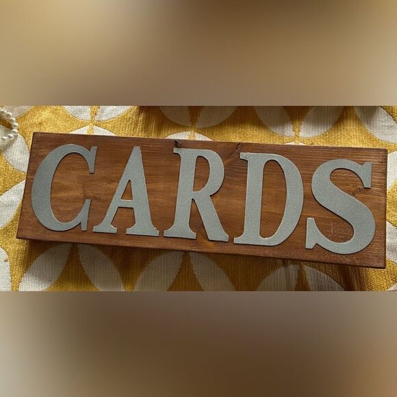 Wedding Cards Handmade Wood Signs - Picture 1 of 2